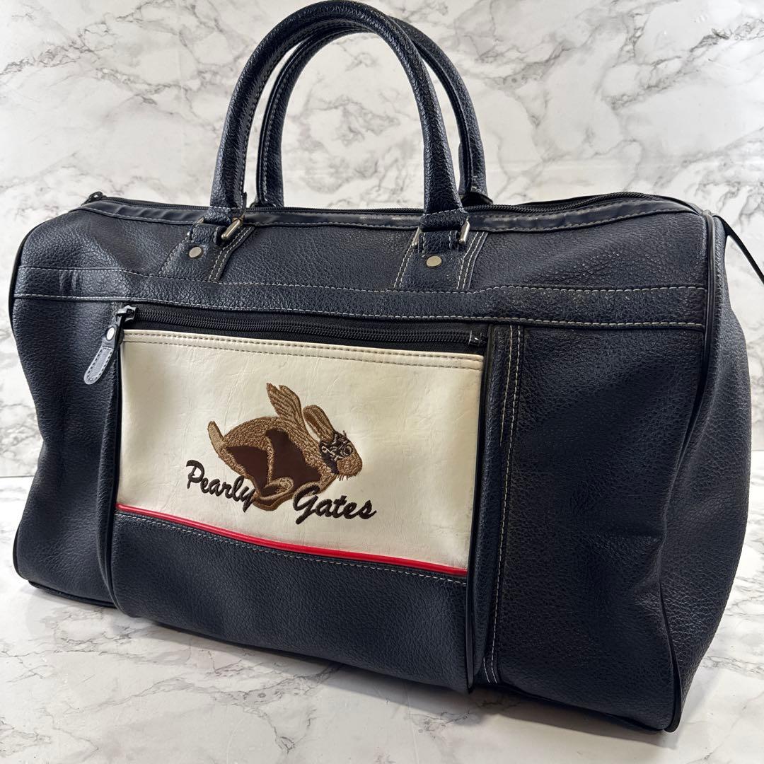 デッドストックPEARLY GATESバーリーゲイツ PVCレザーボストンバッグ 楽天市場】【PREMIUM CHOICE】PEARLY GATES パーリーゲイツ≪for Rain