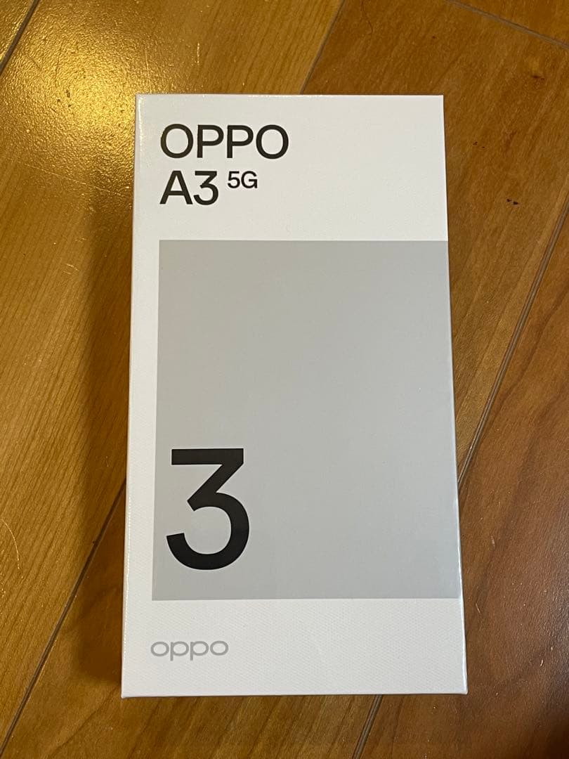 OPPO A3 5G ブラック　128GB 未開封品 シュリンク付き新品未開封 OPPO A3 5G ブラック SIMフリー｜Yahoo