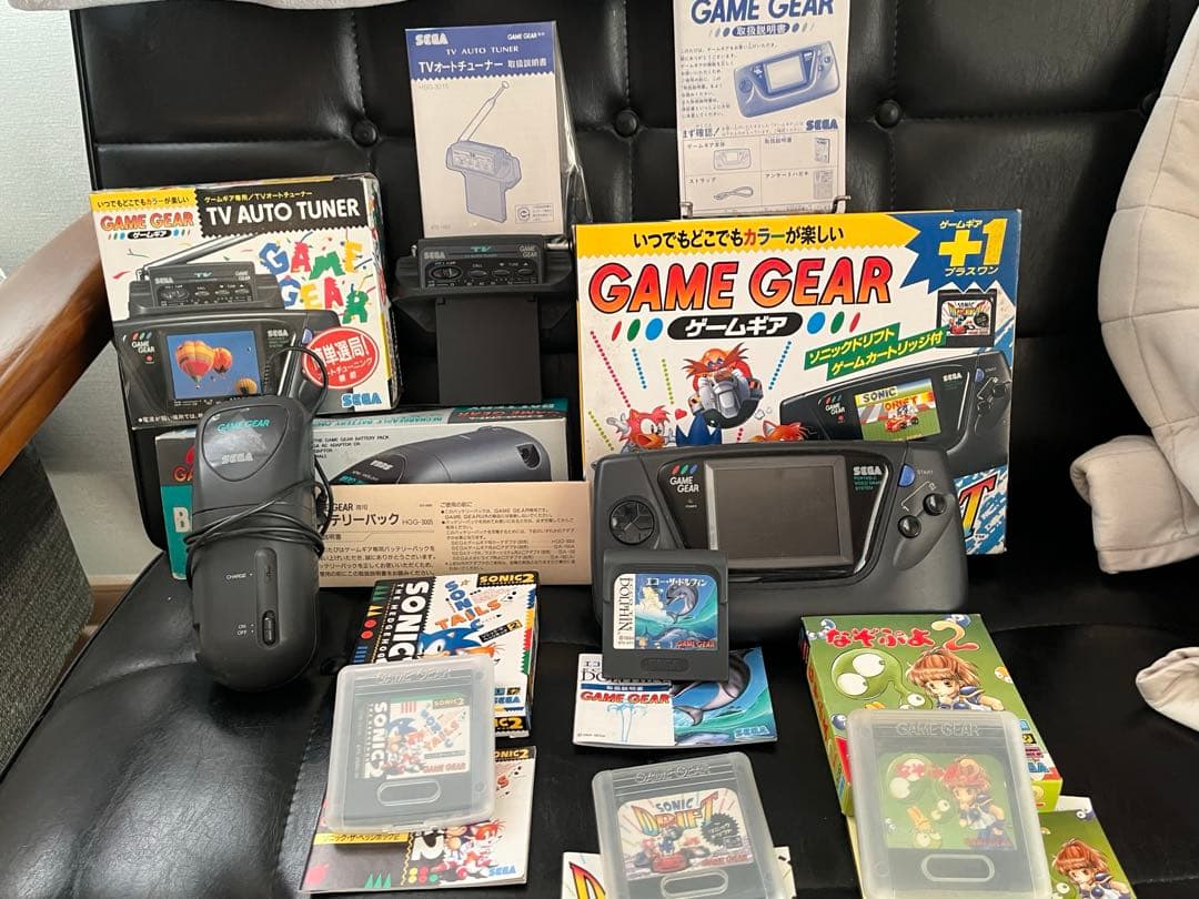 ゲームギア　本体、TVチューナー、バッテリーパック　ソフト GG/日本】 TVチューナーパック(1990年11月24日) / TVオートチューナー