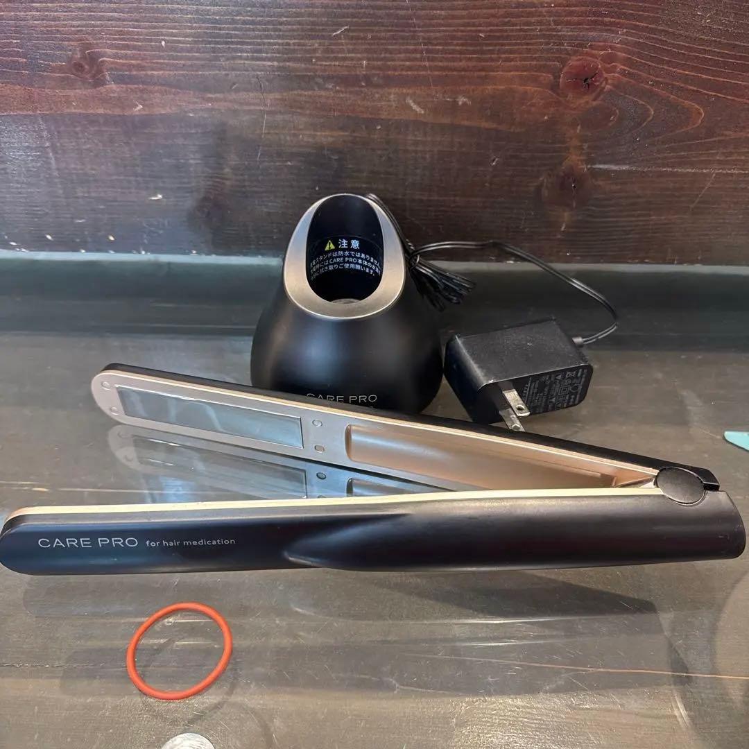 CARE PRO ヘアアイロン 超音波ヘアアイロン　超音波トリートメントアイロン 正規販売店】ケアプロ 超音波アイロン 超音波トリートメント