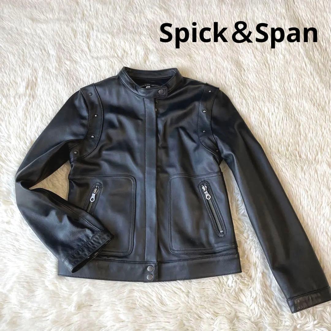 ♡大人気　Spick＆Span レザー　ノーカラー　ライダース 羊革 SHIPS: ラムレザー ダブル ライダースジャケット｜ SHIPS 公式サイト