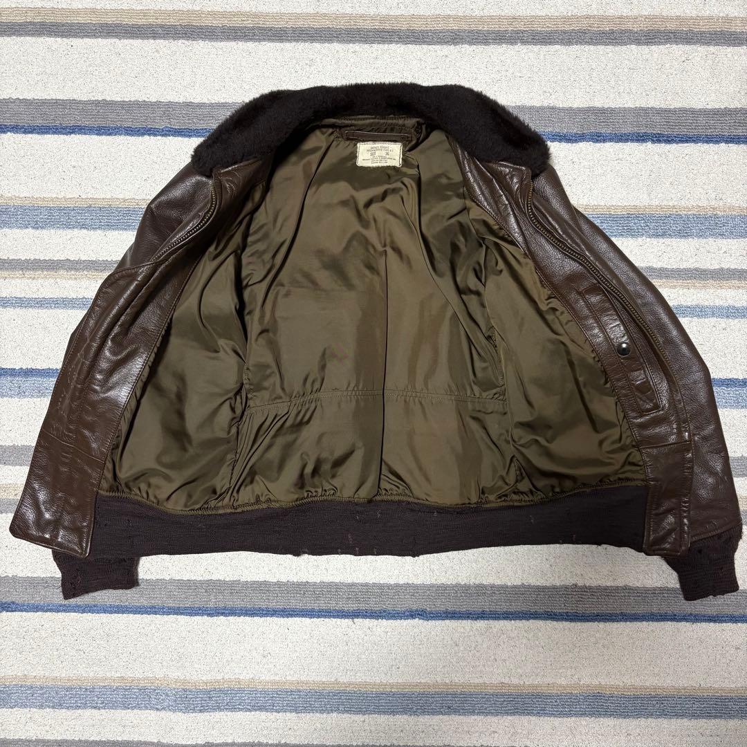 U.S.NAVY G-1 フライトジャケット　70s 米軍実物 サイズ36