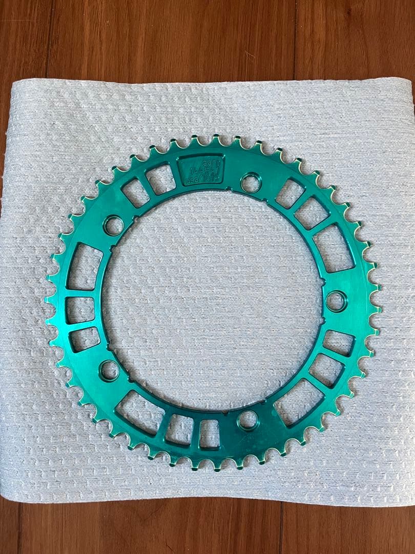 aarn チェーンリング　PCD144 47T ターコイズブルー aarn チェーンリング PCD144 47T ターコイズブルー