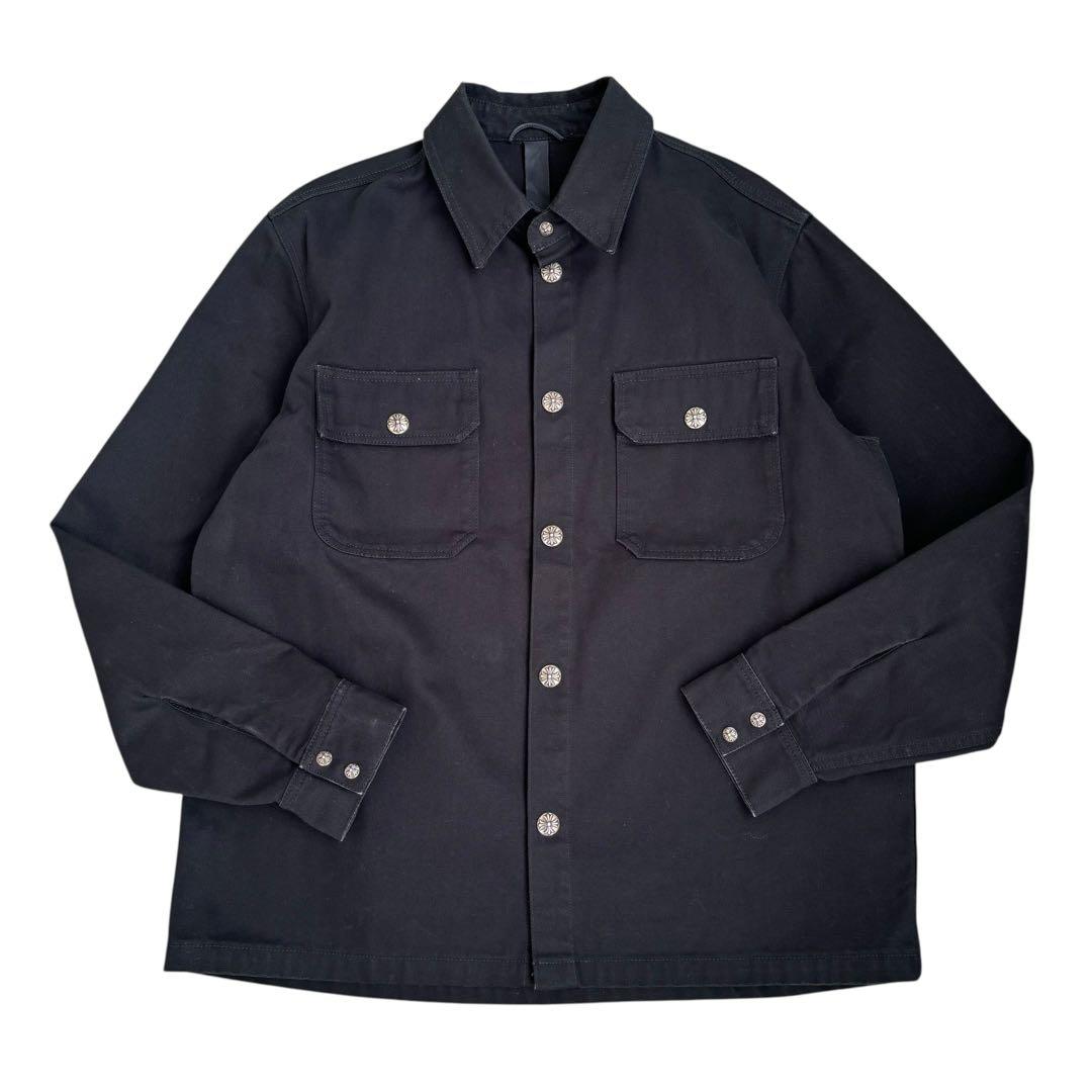 正規品 Chrome Hearts クロムハーツ ワークドッグ 黒 CHROME HEARTS クロムハーツ ワークドックシャツ | chromehearts