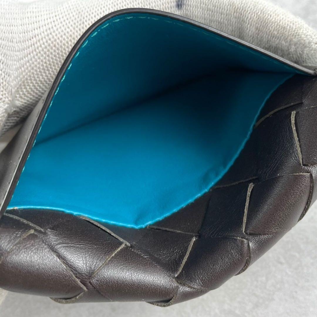 美品 RFID内蔵】ボッテガヴェネタ カードケース マキシ イントレ 茶