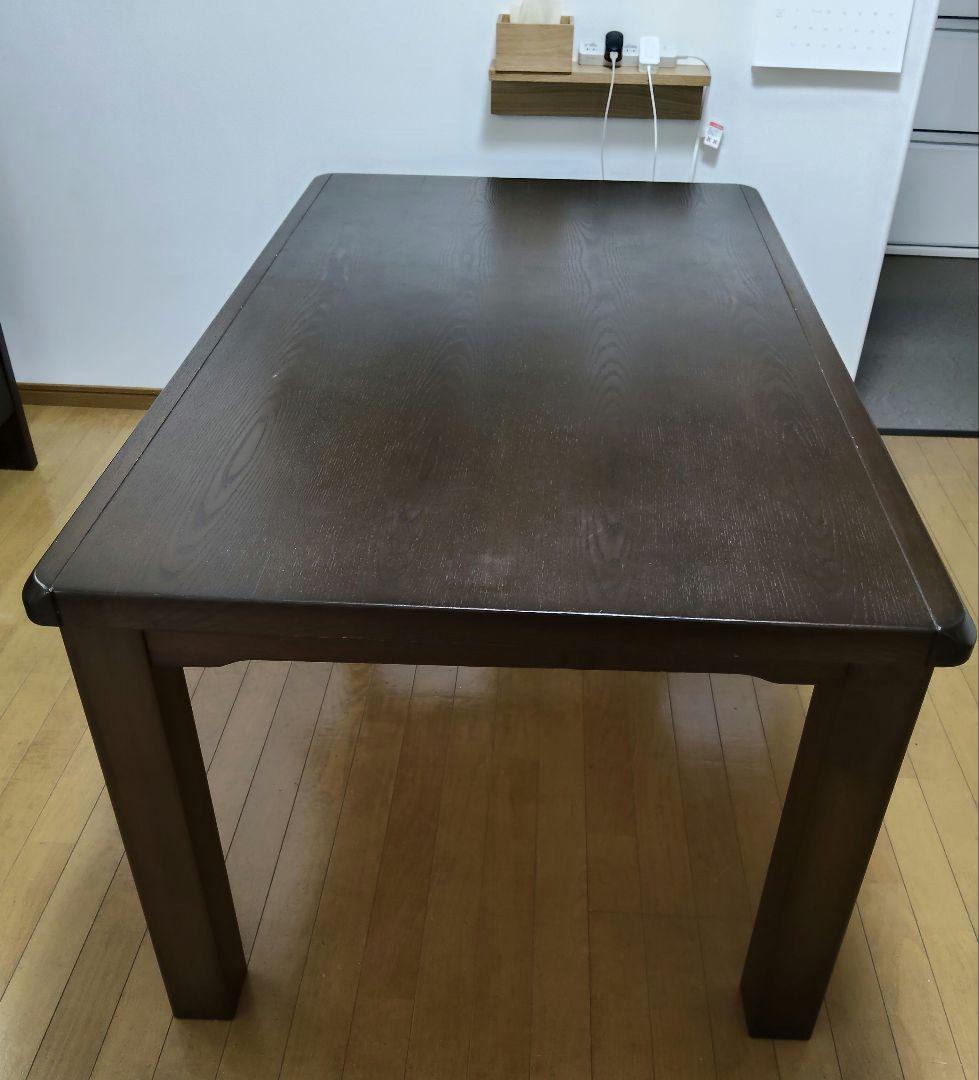 【なおちま】こたつテーブルダイニング140×85　テーブル・こたつ布団 こたつ ダイニングテーブル セット 長方形 6段階の高さ調節 ダイニング