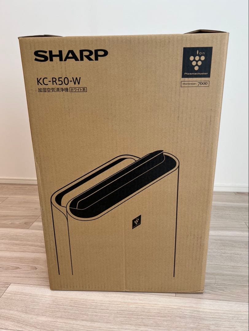 【新品未使用品】SHARP KC-R50-W 加湿空気清浄機 仕様 / 寸法 | KC-R50 | 空気清浄機：シャープ