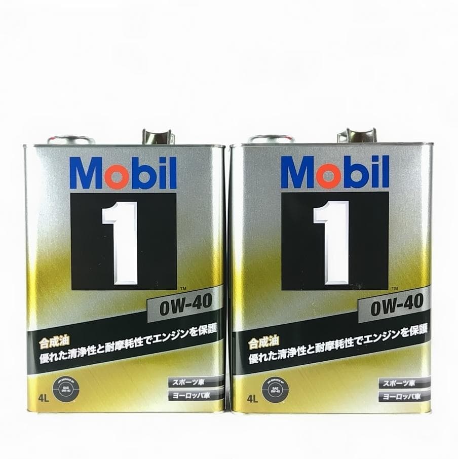 モービル1　Mobil 1　0W-40 　8L Mobil 1 0W40 (Case - 6 Quarts)
