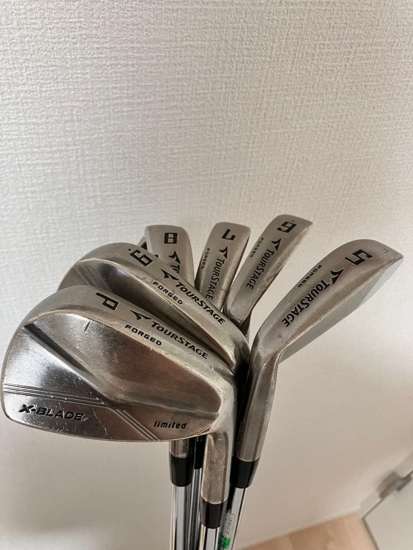 ブリヂストン X-BLADE LIMITED アイアン6本（5-P） TOURSTAGE ブリヂストン X-BLADE limited アイアン スチールシャフト