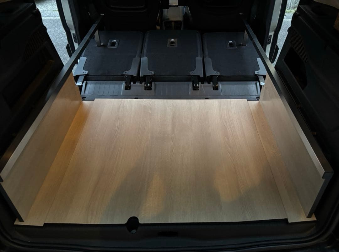 ベルランゴ、リフター純正agreベッドキットシステム【5人乗り用