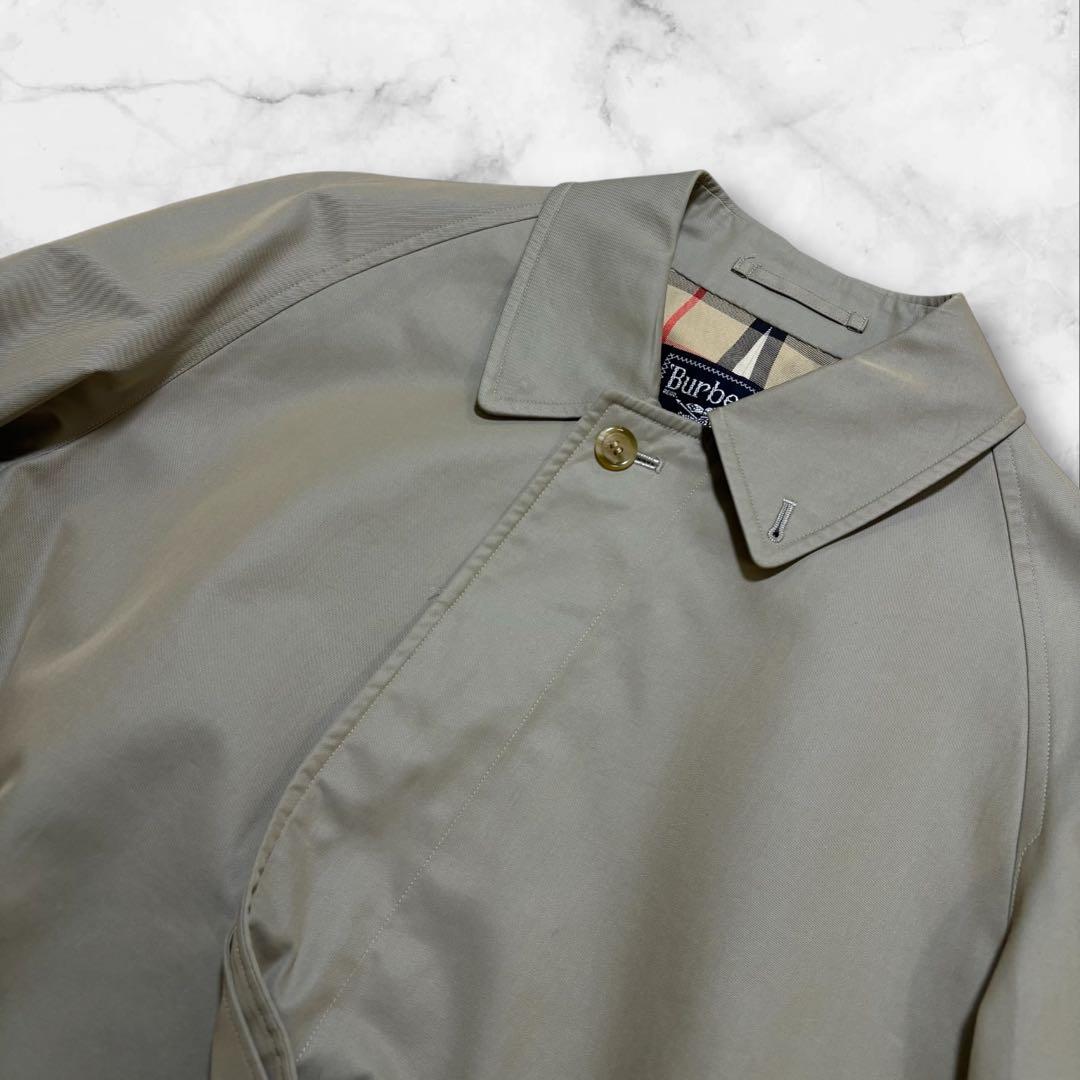 A957【人気モデル】バーバリーズ ステンカラーコート ノバチェック