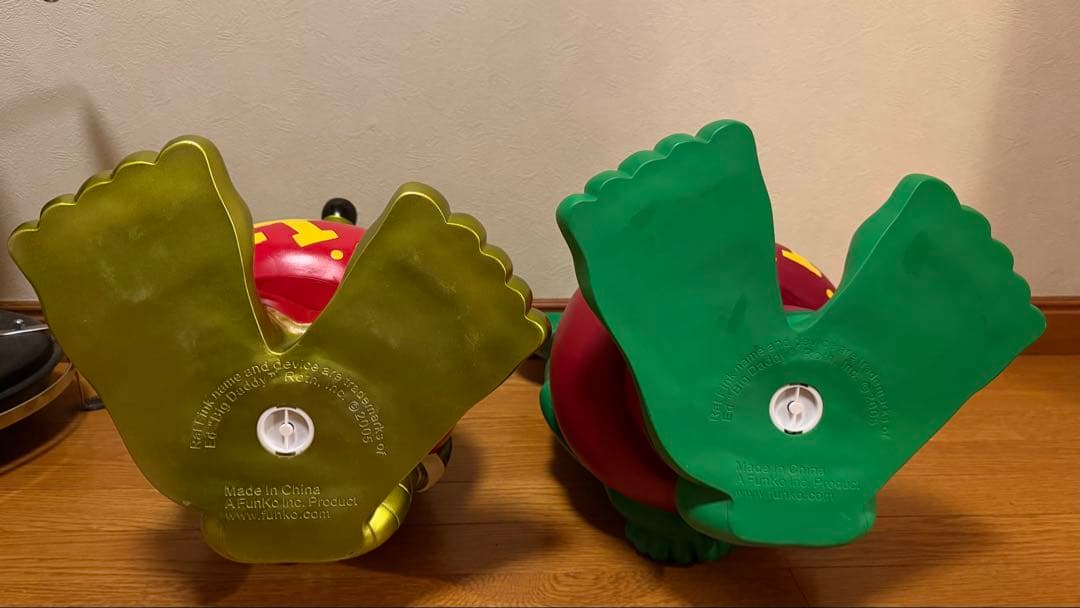 ラットフィンク ソフビ ビッグバンク メタリック／ノーマルカラー 2体