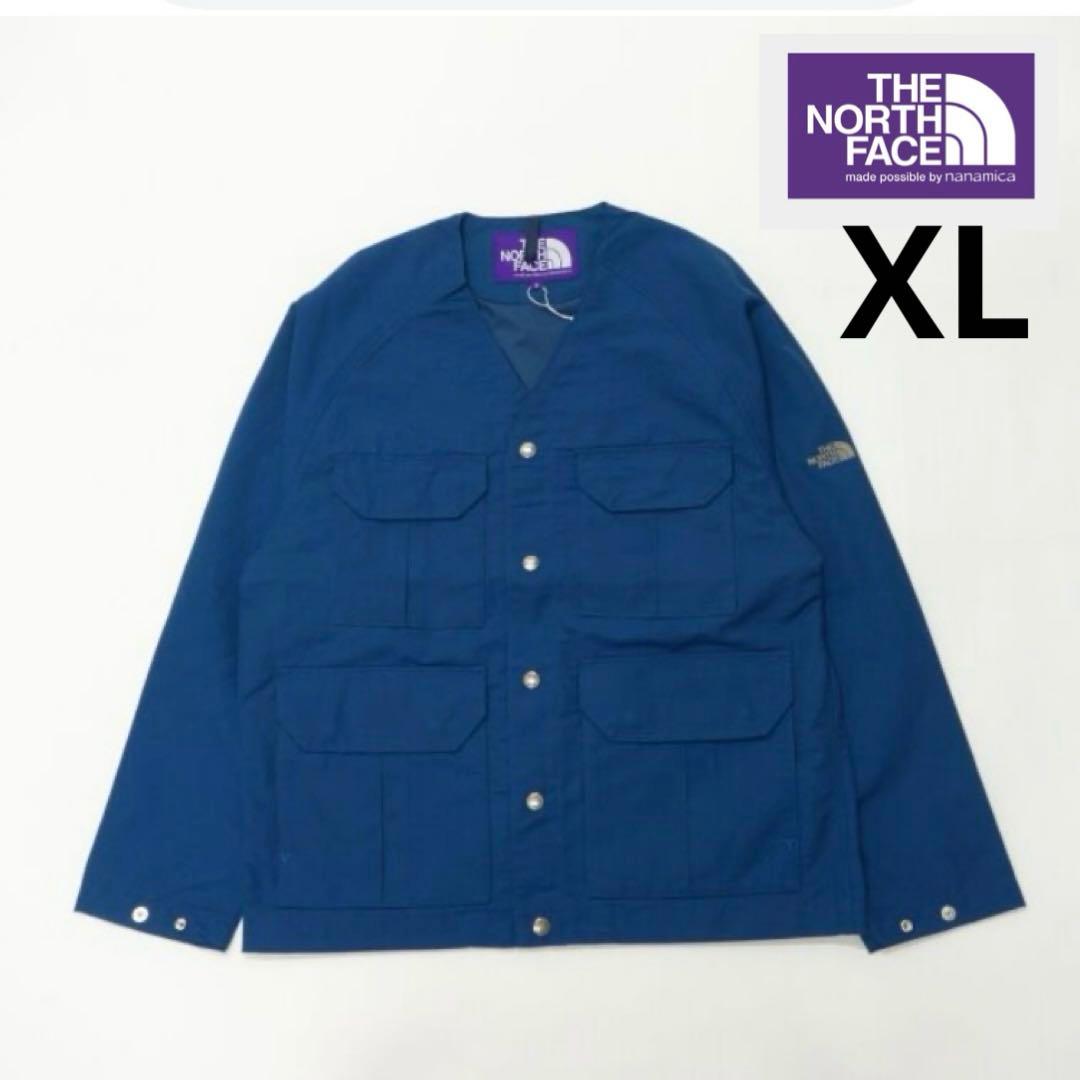 美品　ノースフェイスパープルレーベル　XL 青　マウンテンウインドカーディガン THE NORTH FACE PURPLE LABEL ノースフェイスパープルレーベル ダウン