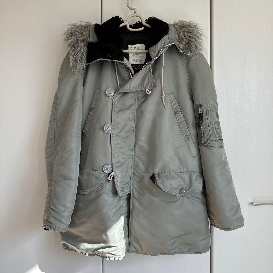 アルファN-3BシルバーUSA製Sサイズ Deadstock 1992'S ALPHA type N-3B Silver アルファ フライト