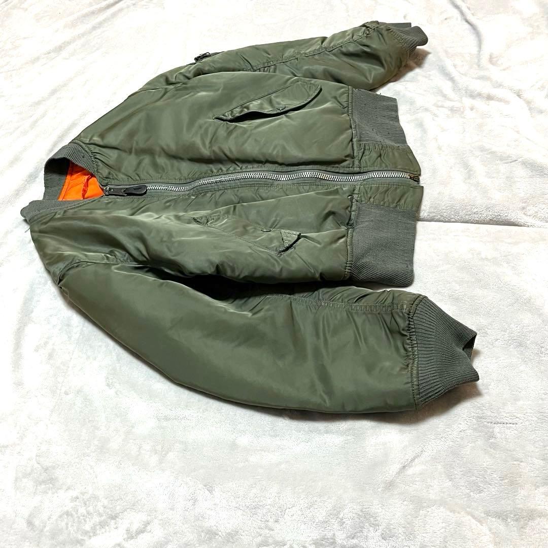 ALPHA INDUSTRIES 80~90s USA製 S 短丈 MA-1 - メルカリ