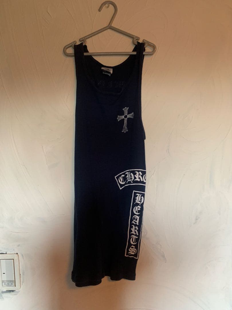 クロムハーツ　タンクトップ　紺　ネイビー　最後値下げ Chrome Hearts（タンクトップ）のフリマアイテム一覧