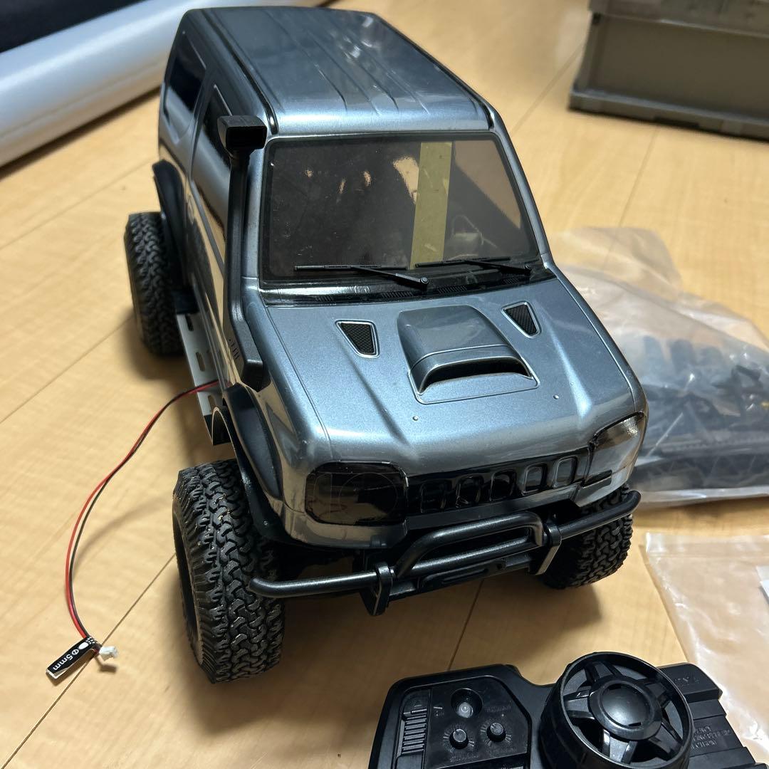 MST CFX クローラー　jb23 mst cfx j4😁 本日の作業✌️ 昨日作成したスペーサーを取付ました