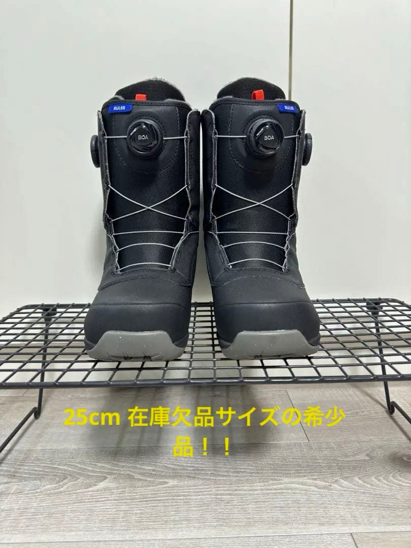 【売切サイズ】メンズ Burton ルーラーBOA® ワイド スノーボードブーツ BURTON（バートン） ブーツ BURTON Ruler BOA Wide ルーラー ボア