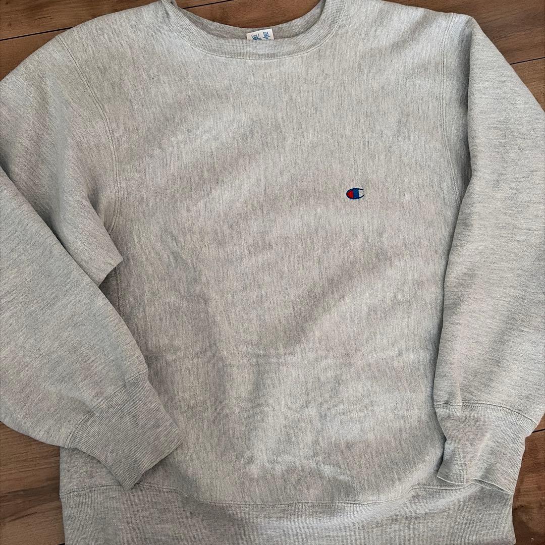 Champion グレー トレーナー トリコタグ　80s 楽天市場】80s トリコタグ USA製 Champion 染み込み カレッジ プリント