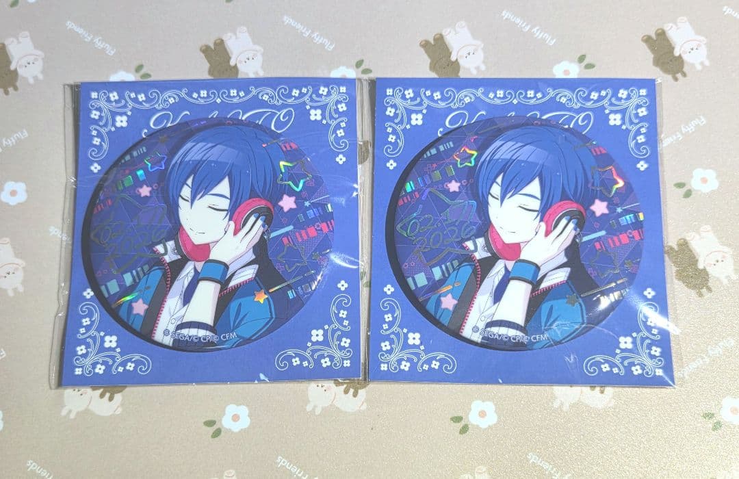 プロジェクトセカイ はぴこれ くじ KAITO 箔押し 缶バッジ G - メルカリ