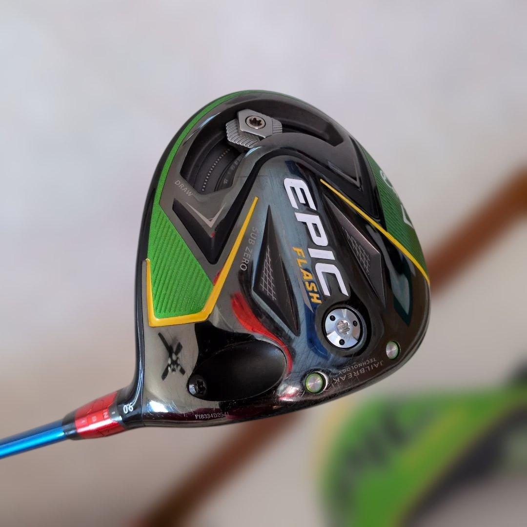 Callaway EPIC Flash 美品 TOUR-AD、GT-6S装着品。 TOUR AD キャロウェイ用互換スリーブ付きシャフト グラファイト