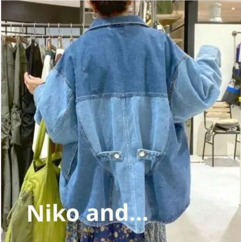 Niko and… ハギッテデニムジャケット 楽天市場】【SALE／30%OFF】[niko and JEANS 2025SS]デニムジップ