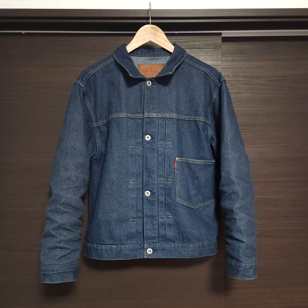 NEO SARTIC 大戦モデル デニムジャケット Gジャン サイズ42 大戦モデル 革パッチ デニムジャケット Gジャン NEOSARTIC（デニム