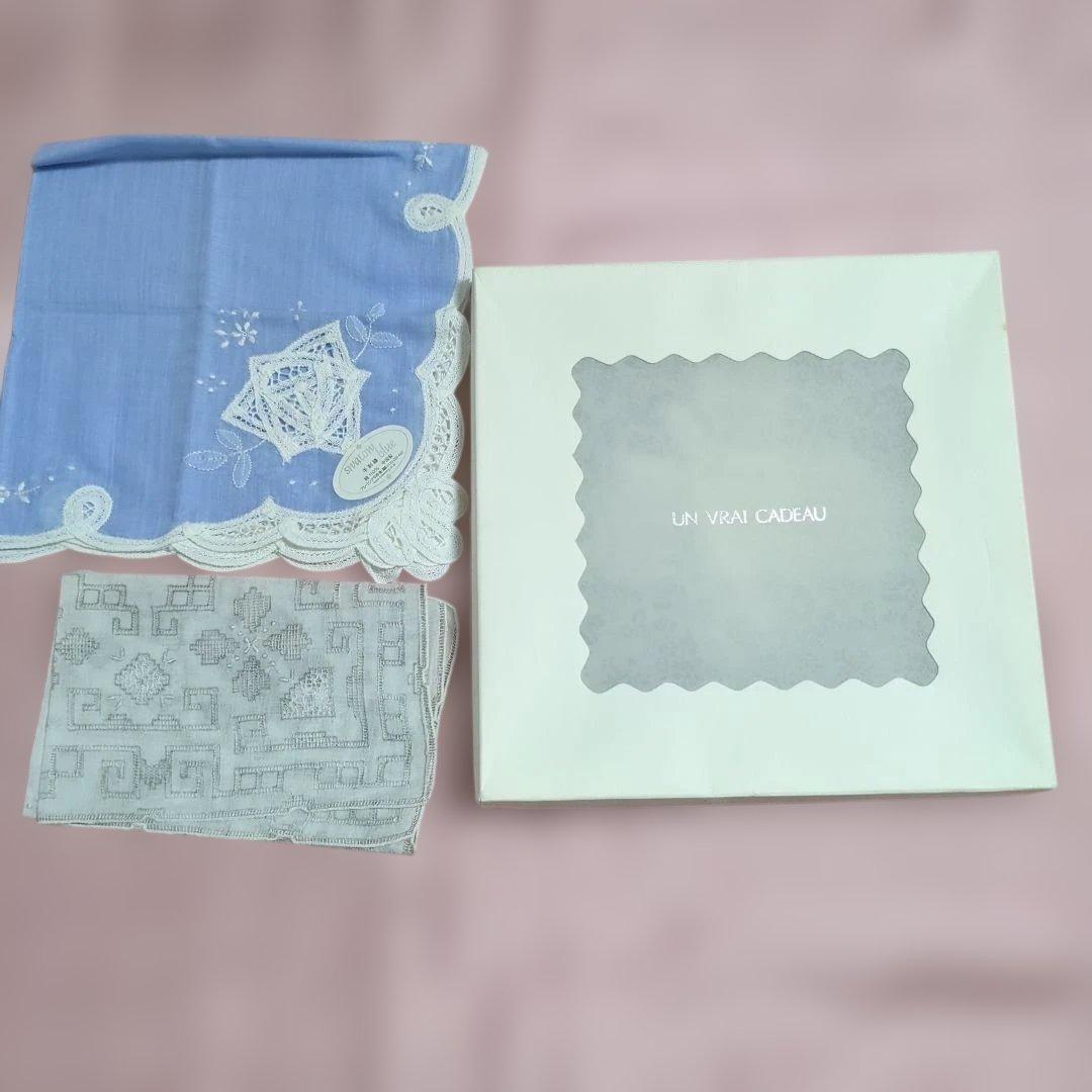 SWATOW 刺繍入りハンカチ3枚セット スワトー - メルカリ