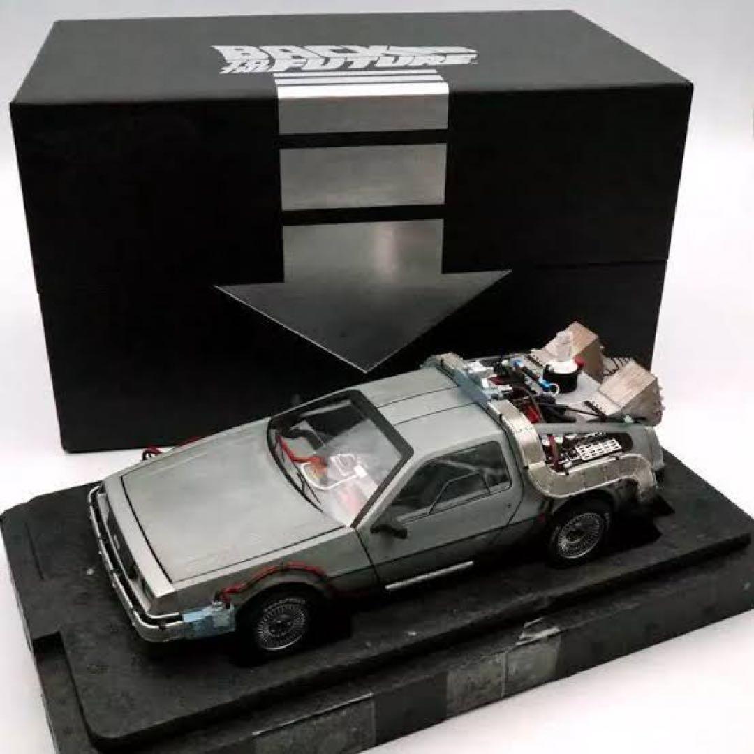 【サウンド & ライト点灯】Hot Wheels 1/18 デロリアン 1/18 Hot Wheels Hotwheels Super Elite Delorean Back to the Future