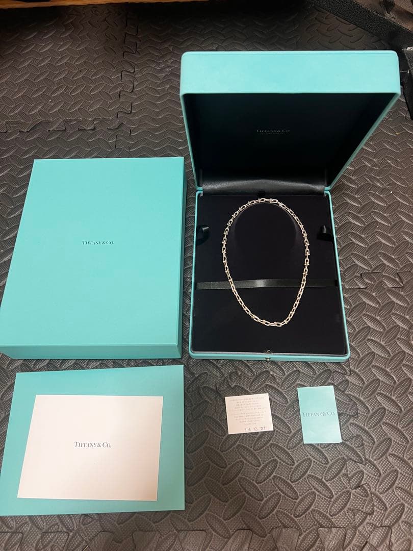 ティファニー　Tiffany &Co. ハードウェアネックレス ティファニー ハードウェア グラジュエイテッド リンク ネックレス