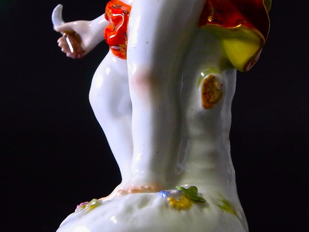 E860 】 真作保証品 マイセン 20世紀初頭作品 磁器人形 四季の寓意像