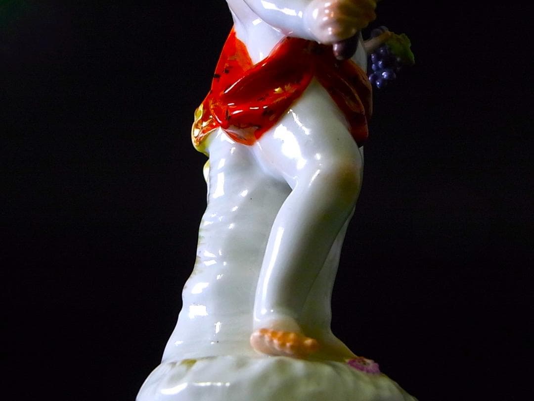 E860 】 真作保証品 マイセン 20世紀初頭作品 磁器人形 四季の寓意像