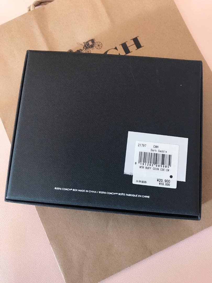 atom様専用 新品COACH コイン ケース ウォーター バッファロー レザー