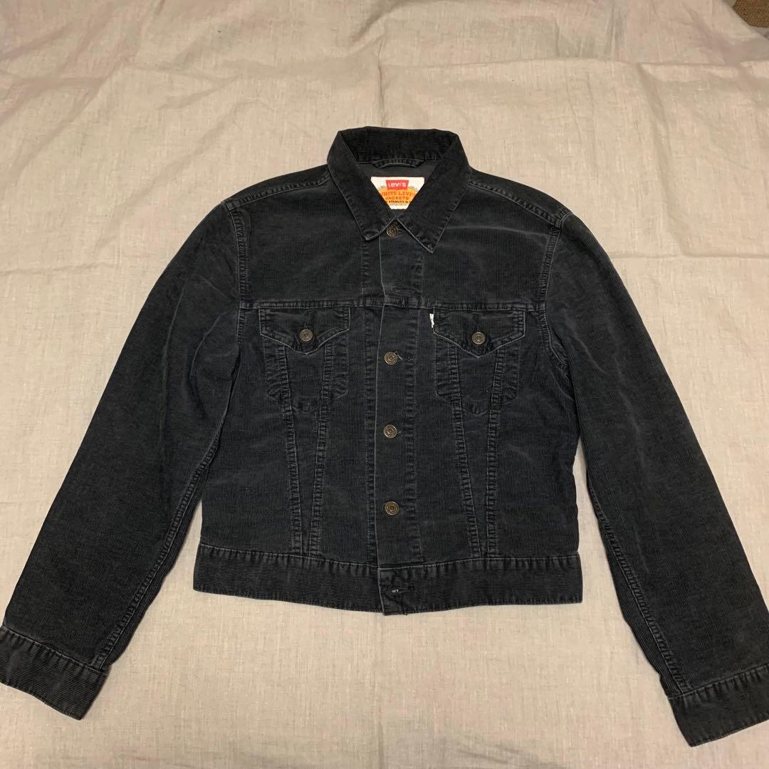 90s リーバイス 70500 コーデュロイジャケット ブラック L イタリア製