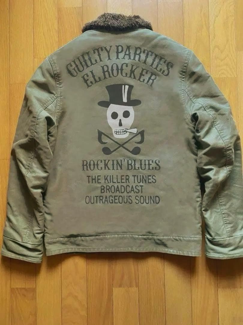 【今ならシャツ付き❗️】WACKO MARIA　N1デッキジャケット　スカルハット WACKO MARIA ワコマリア N-1 デッキジャケット Mサイズ ※中古 : お宝