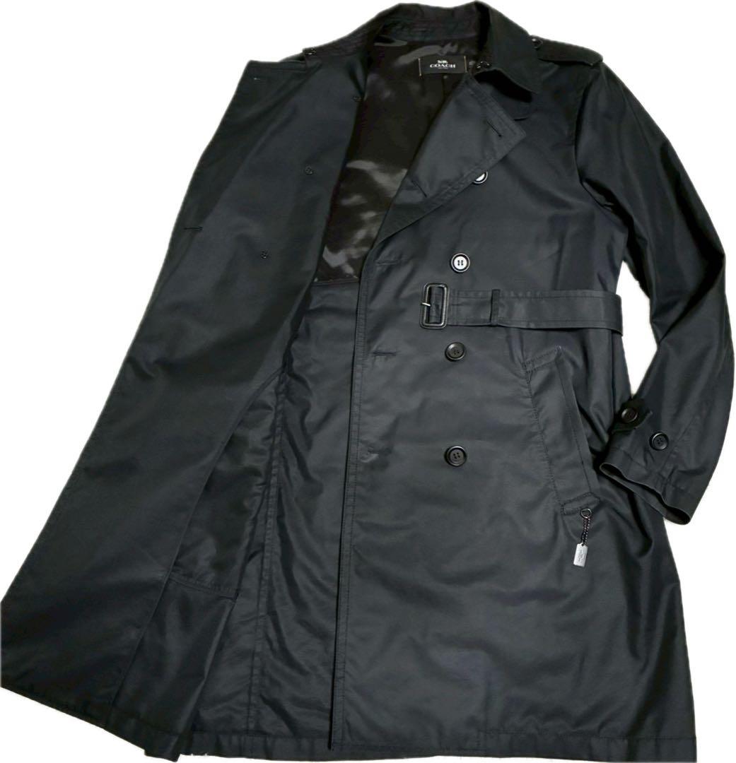 極美品/XL相当　COACH トレンチコート　ロング　ベルト　黒　チャーム　牛革 楽天市場】トレンチコート（ブランドコーチ）（レディースファッション