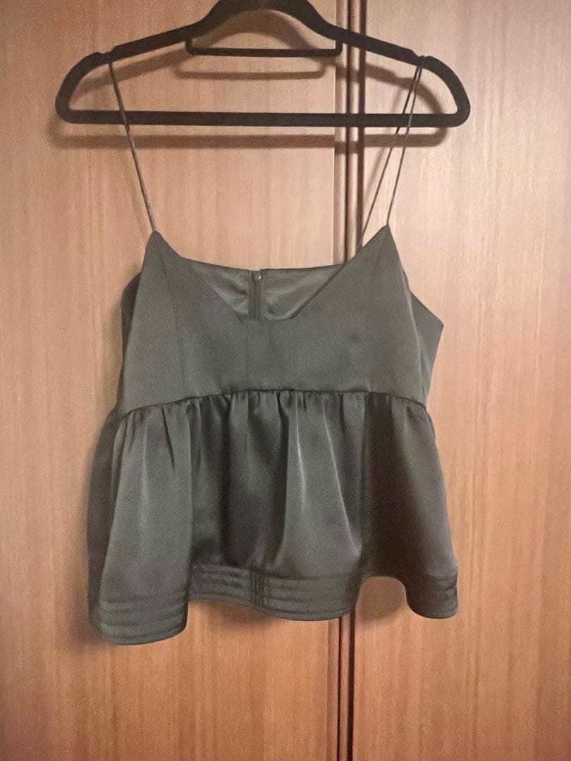 machatt サテンタックワイドパンツ&トップス　38 select MOCA（セレクトモカ） スラックス パンツ サテンディープタック