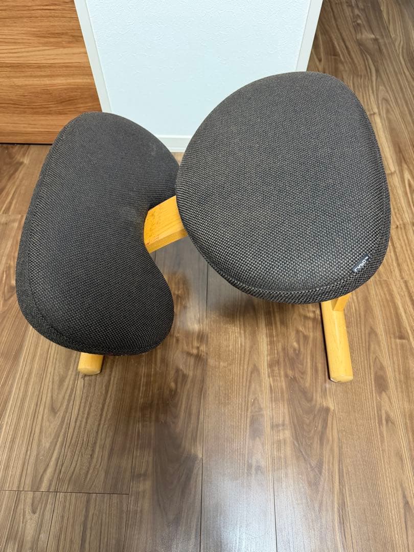 バランスチェア•イージー（黒）＋専用カバー（赤） バランスラボ バランスチェア バランスチェアー バランスイージー