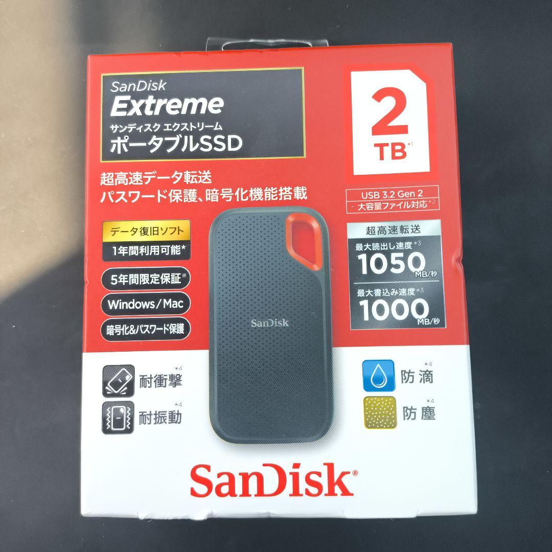 SanDisk Extreme 2TB ポータブルSSD Amazon.com: SanDisk 2TB Extreme PRO Portable External SSD - Up to