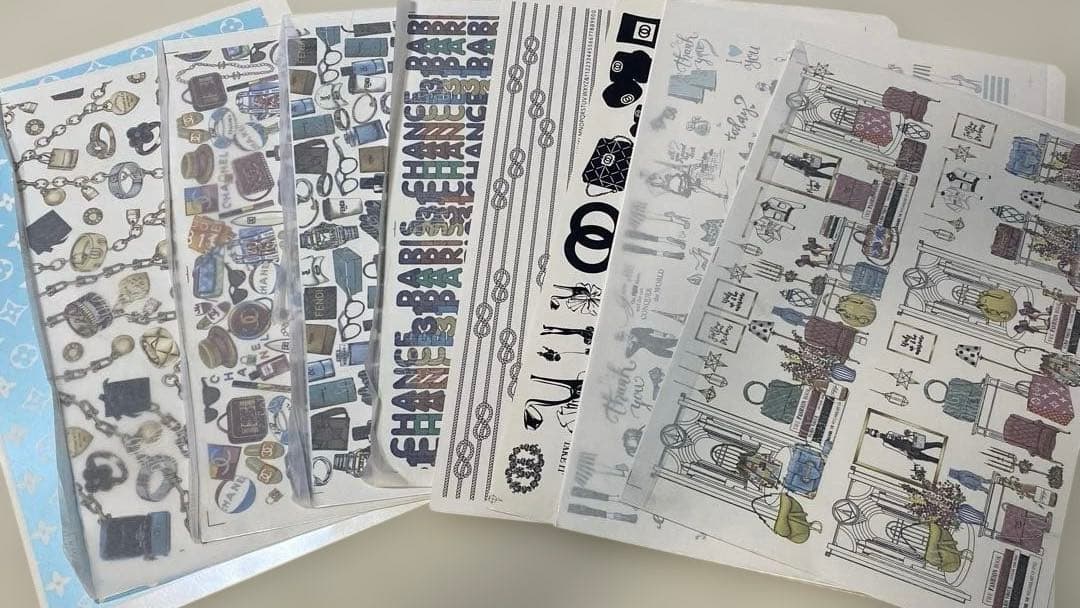 ポーセラーツ転写紙9枚レア限定値下げ❗️ ポーセラーツ 転写紙 【白磁用】Lovelyもふもふシマエナガ転写紙