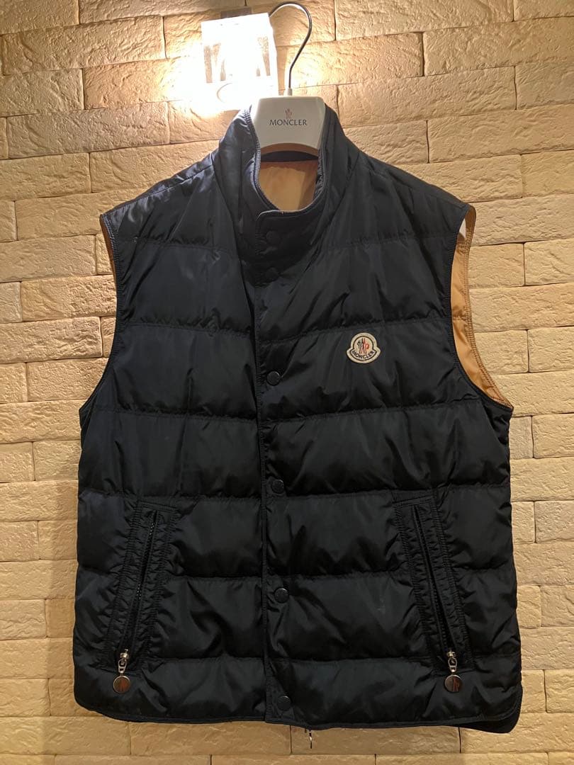 た*ん様 モンクレール ネイビー ダウンベスト　サイズ1 MONCLER（モンクレール） 【SALE】【並行輸入品】モンクレール ダウン