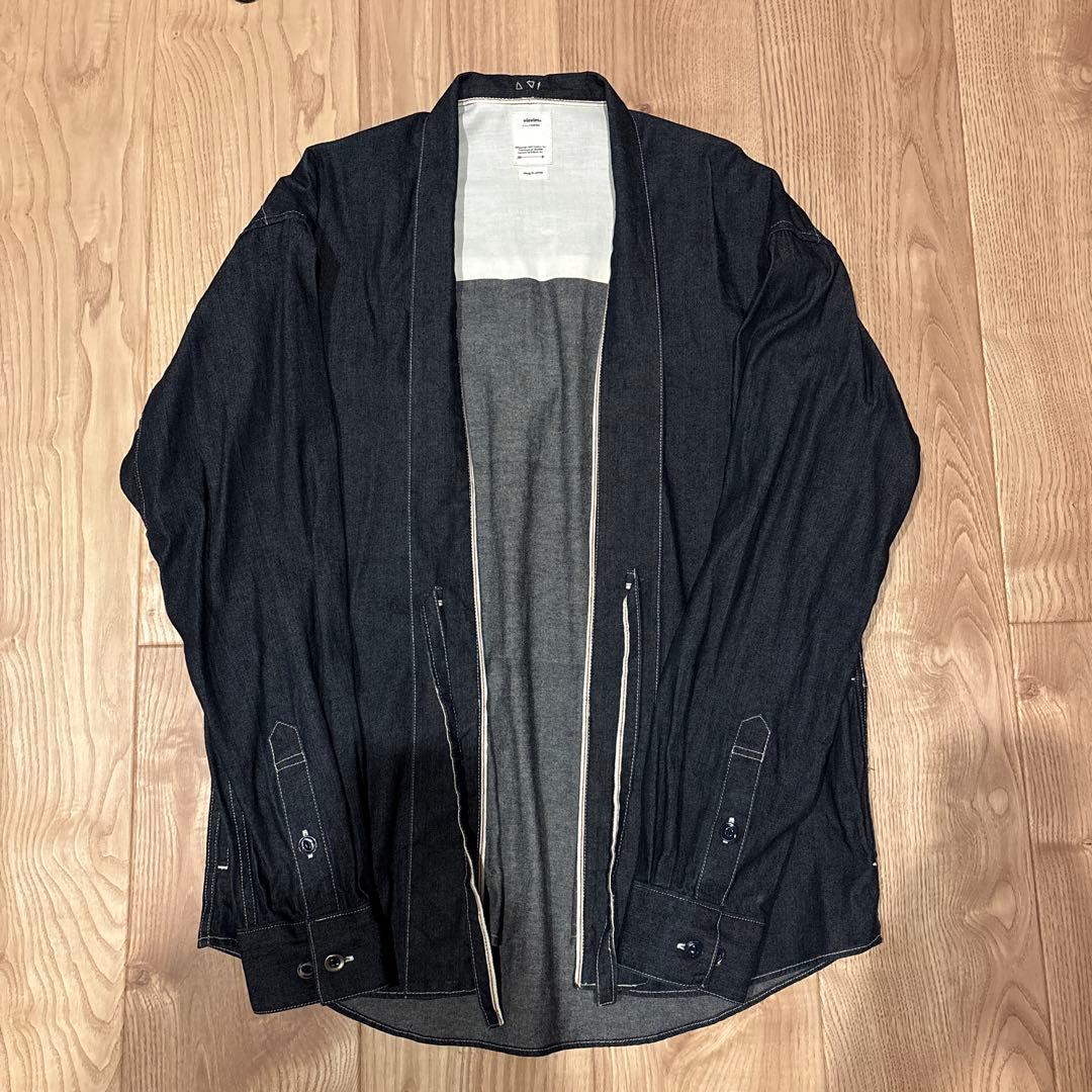 visvim ラモシャツ　ハカマ　デニム　3 Visvim Blue Denim Lhamo Shirt Visvim