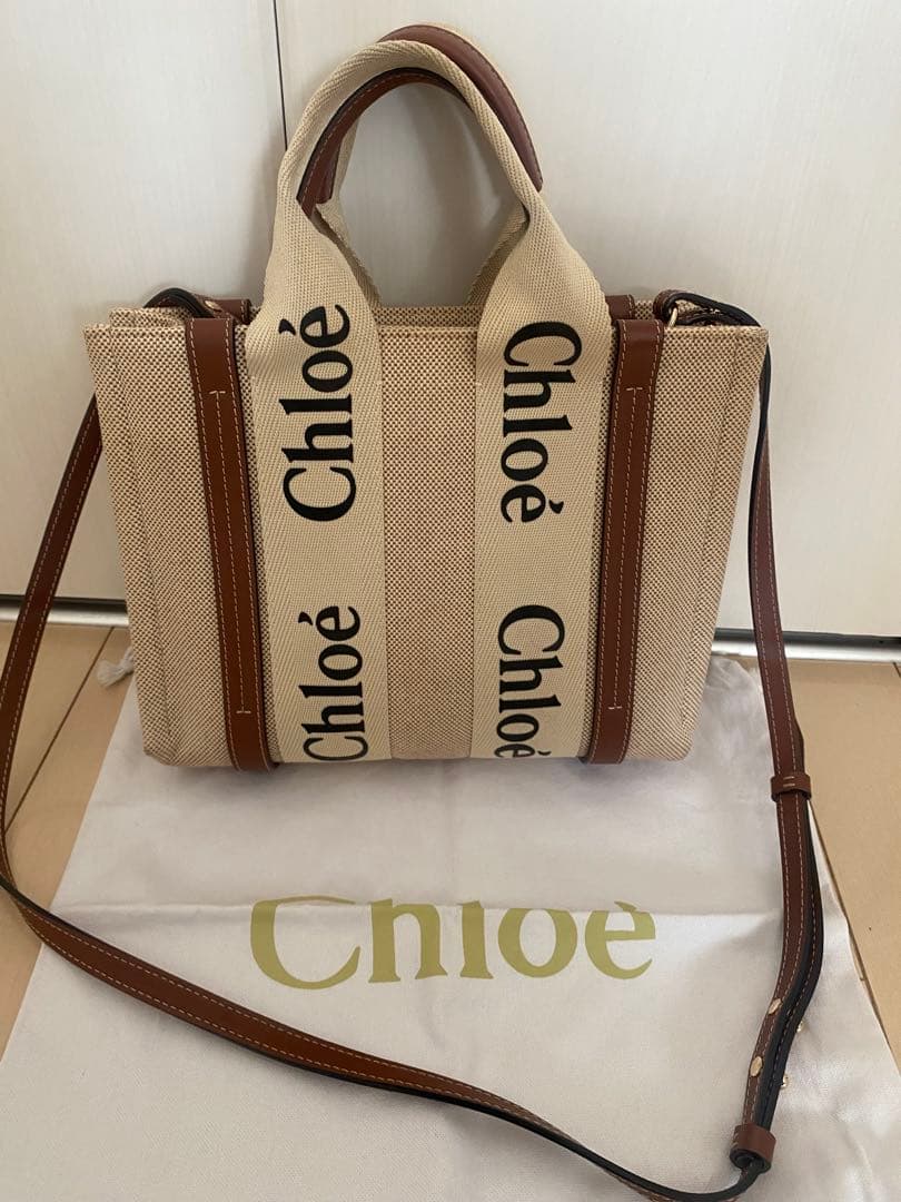 Chloé クロエ　キャンバス トートバッグ クロエ トートバッグ レディース Chloe Kids クロエ キッズ ミニトート