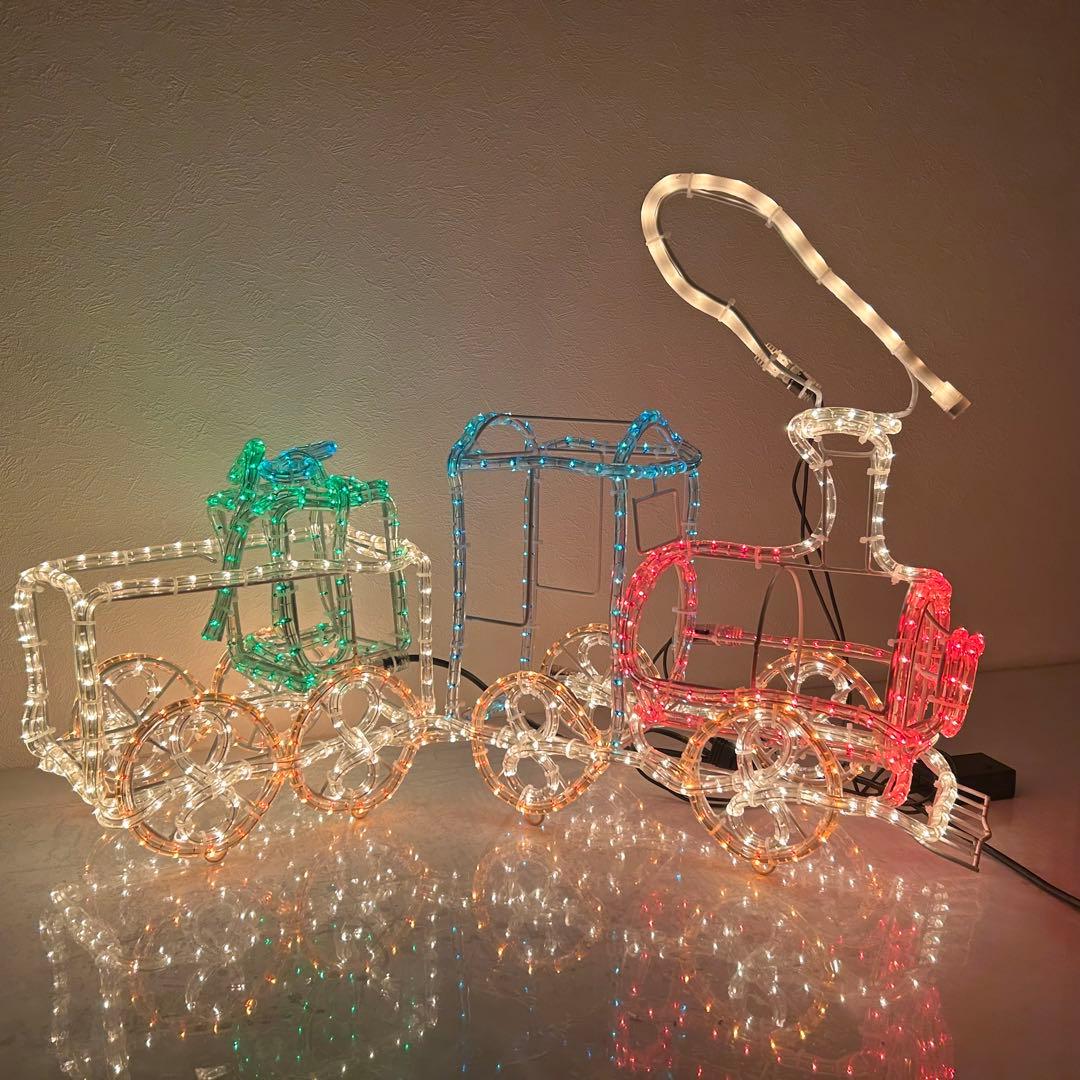 クリスマスイルミネーション 3D機関車 防雨試験合格品 ガーデンモチーフライト クリスマスイルミネーション 3D機関車 防雨試験合格品 ガーデン