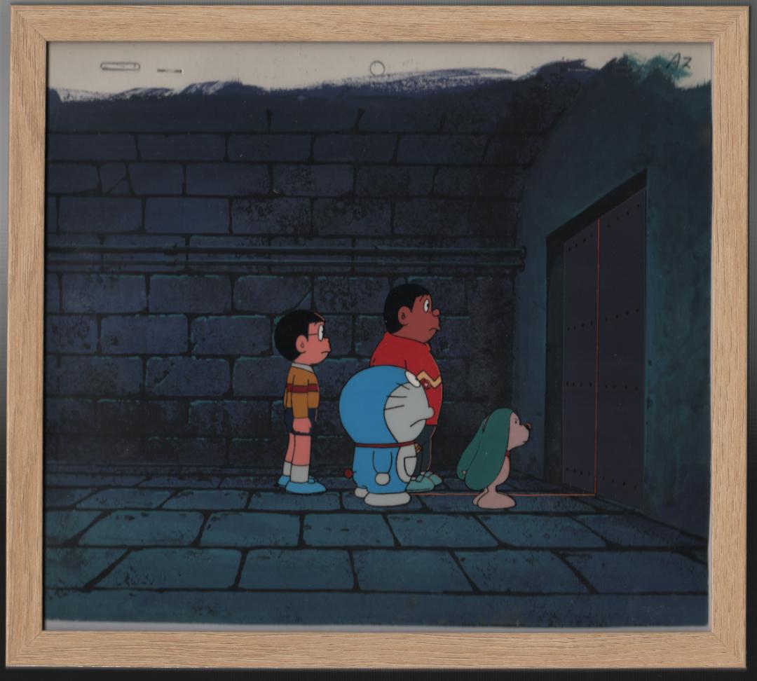ドラえもん」劇場版アニメ背景画付きセル画額縁入り - メルカリ