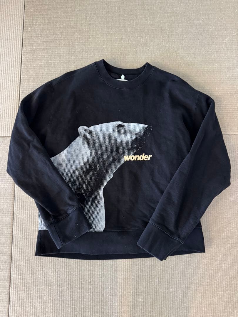 OAMC 裏起毛スウェット M OAMC (オーエーエムシー) 裏起毛 クルーネック トレーナー WORLD