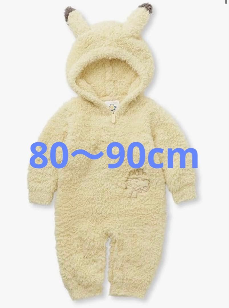 ♡ジェラートピケ♡ピカチュウ♡ロンパース♡80㎝♡ベビー♡ gelato pique】【ベビー】ジェラート ピカチュウロンパース 70/80