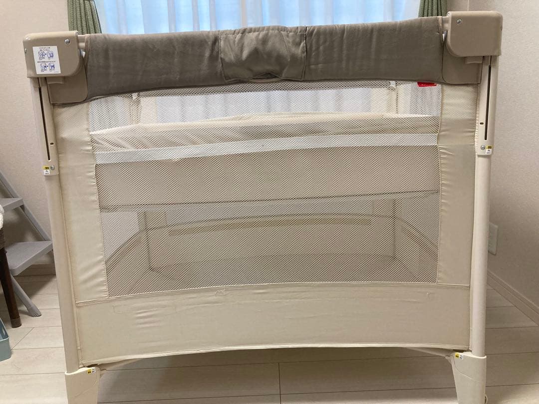 アップリカ　ココネル　エアープラス　シュークリームGR 説明書,収納袋つき アップリカ ベビーベッド ココネルエアープラス シュークリーム