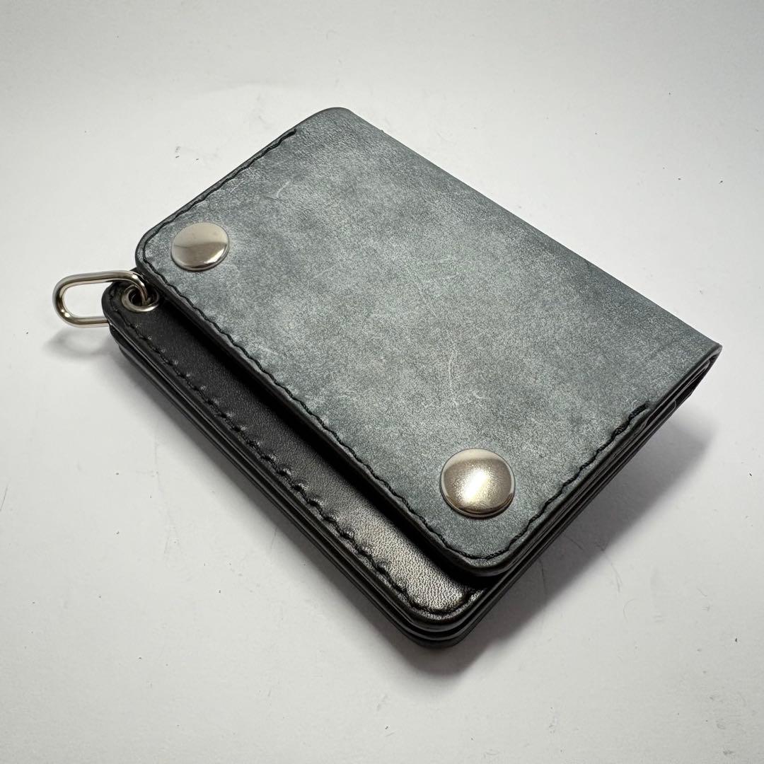 DH　オーダーページ　カスタムトラッカーウォレット　ショート　ブラック ショートトラッカーウォレット130 栃木レザーブラック 手縫い その他