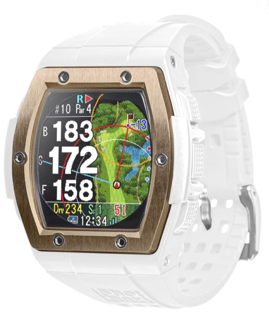 ショットナビ クレスト ホワイト×ローズゴールド Crest 商品詳細ページ 【公式通販】Shot Navi ショットナビ / ゴルフ